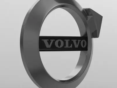 volvo logo 3D model