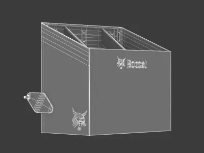 Bobcat Ballast Box Tractor Implement 3D model