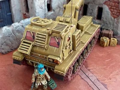 Armored Recovery Vehicle - 28mm Sci-Fi 3D print model