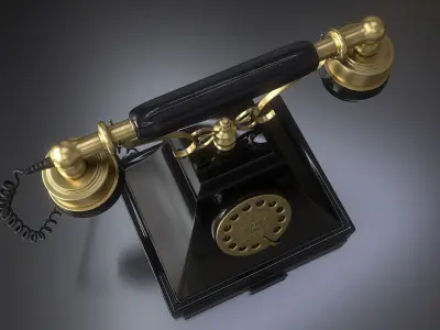 Antique Telephone - Royal Victoria 1938 Rotary Telephone 3D model