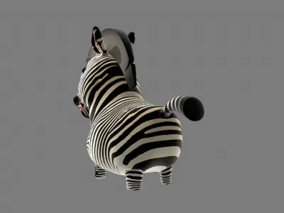 Zebra Free 3D model buy