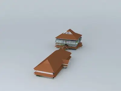 Dekanat FISIP Free 3D model