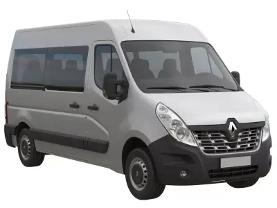 Renault Master 2015 Minibus L2H2 3D model