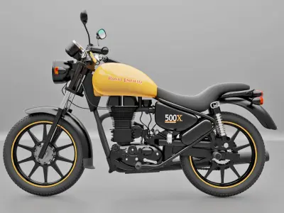 Royal Enfiled Thunderbird 500x 3D model 3D model