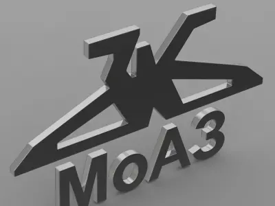 moaz logo 3D model