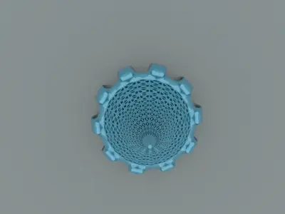 Small funny tower Free low-poly 3D model