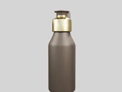 Perfume spray chrome Low-poly 3D model