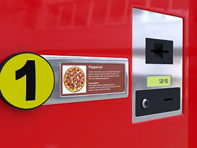 automatic cooking 3D model