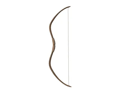 Bow of arrow 1 Low-poly 3D model