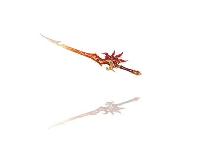 Phoenix Katana Low-poly 3D model