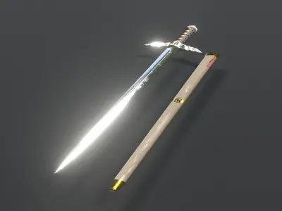 Sword - Swan Sword 3D model