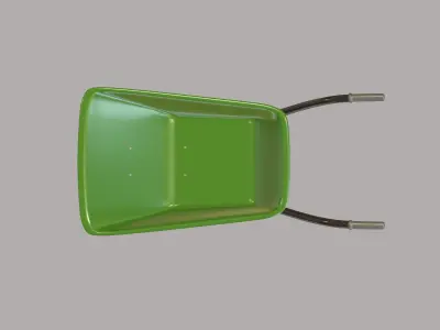 Wheelbarrow 3D model 5