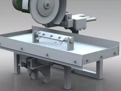 Cutting Blade Sharpener 3D model