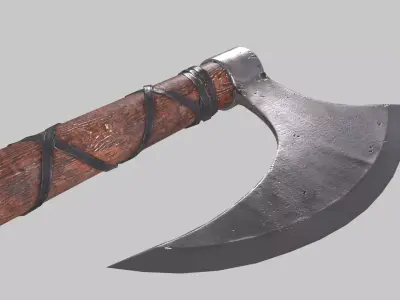 Danish Axe Low-poly 3D model