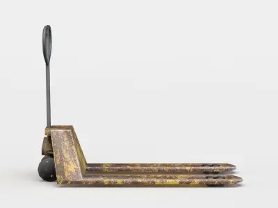 Pallet jack Low-poly 3D model buy