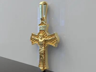 Cross Pendant 3D print model