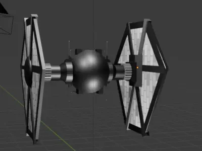TIE-Fighter 3D model