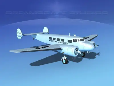 Lockheed L10 Electra LOT 3D model
