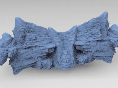 Gothic Cliffs 8 3D model