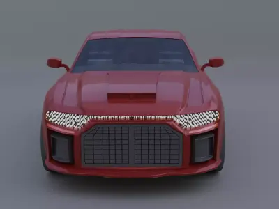 Generic Muscle car mark 2 3D model