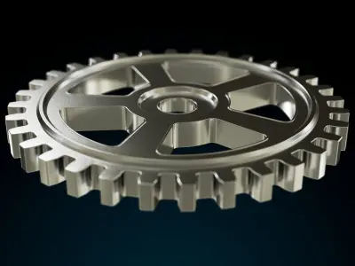 Cogwheel 3D Model 3D model
