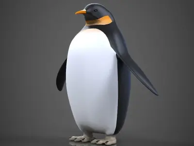 Penguin 3D model get