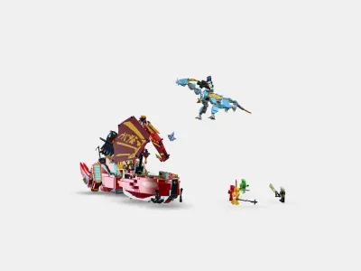 LEGO NINJAGO Destinys Gift - Race against time 71797 Low-poly 3D model