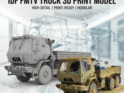 IDF FMTV TRUCK 3D print model