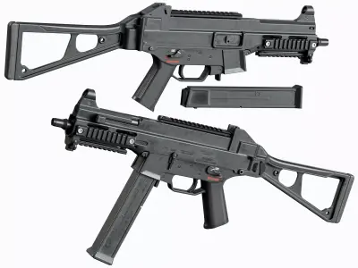 HK UMP 45 Low-poly 3D model