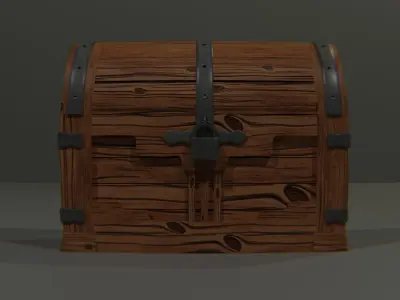 Tresaure Chest Free 3D model