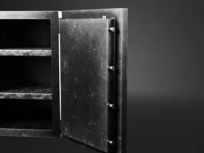 Low-poly Safe by Nikdox Low-poly 3D model