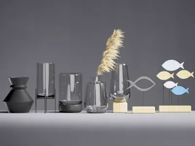 la redoute and dg home decor set  3D model