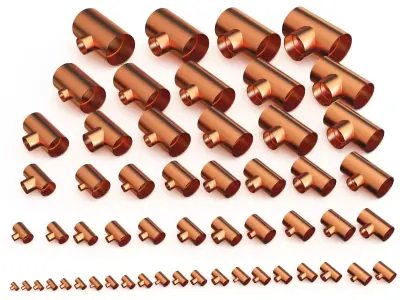 Pipe fitting vol 15 3D model