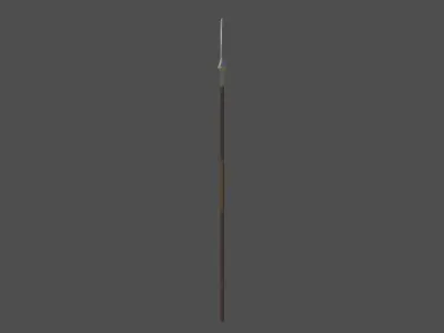 Gondor Spear - The Lord of the Rings Low-poly 3D model