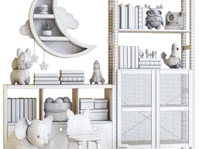 Furniture for nursery 22 3D model