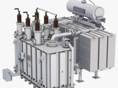 High Voltage Reactor 2 3D model