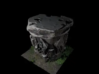 Roman capital Free 3D model