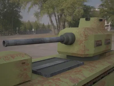 FCM F1 TANK 3d model 3D model