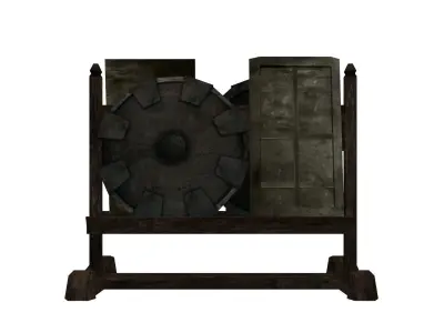 Viking set equipement 3D model