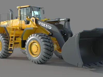 Volvo L350F Wheel  Loader 3D model