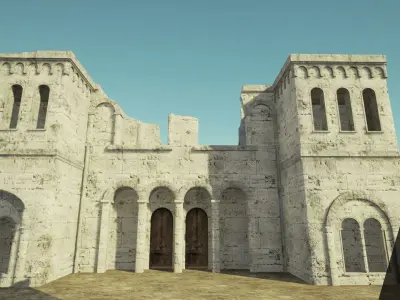 Medieval Ruins pack Unreal Engine 3D model