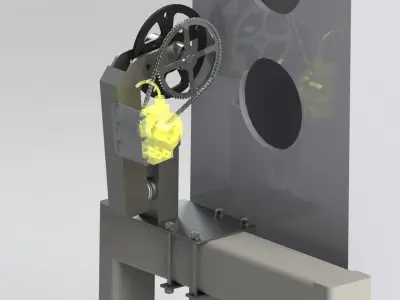  Support depth sensor encoder Free 3D model