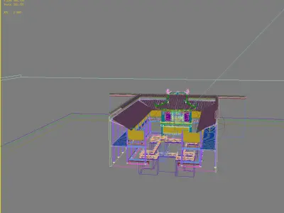 Chinese Style Architecture 3D model 60