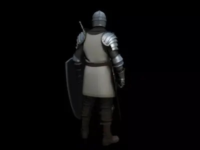 Templar Knights Holy War 3D model