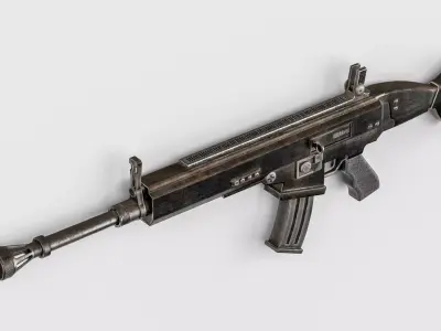 Assault Rifle GUN 3D model