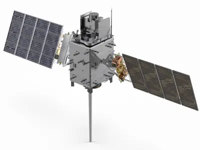 GOES-R Satellite Double Panel 3D model