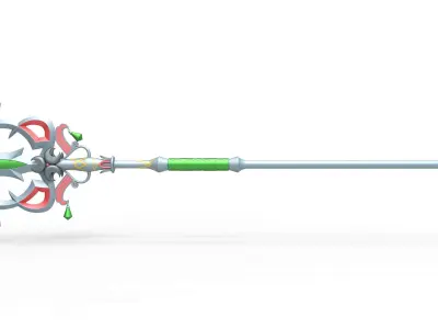 Lightscale trident from the game Legend of Zelda 3D print model