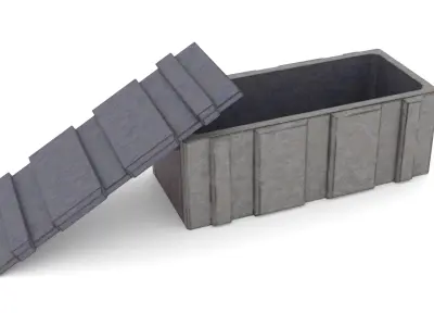 Imperial Field crate 1-12 scale Blackseries  3D print model