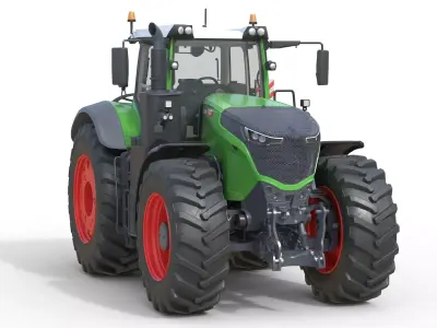 Fendt 1050 Vario Tractor Low-poly 3D model