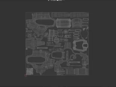 Wood workshop machinery Low-poly 3D model purchase